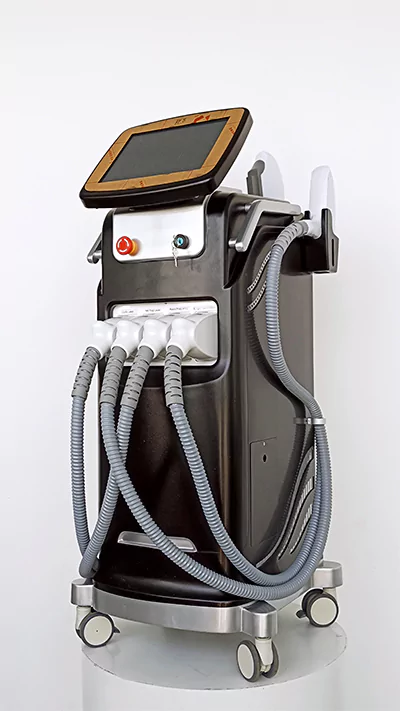 4 in 1 Laser Multifunctional Beauty Machine Diode ND Yag Elos RF 41 4 in 1 laser diode nd yag elight rf (2)