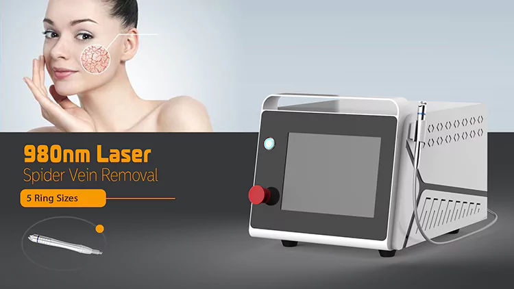Strong Power Double Rods Nd Yag Laser 2000mj Tattoo Removal Machine 20 980 nm Diode Laser Vascular Removal Machine