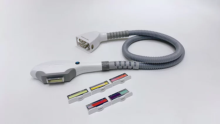 E light handle with 5 filters