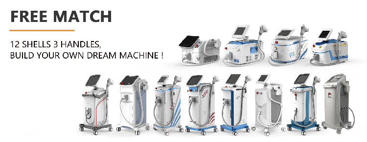 Focus Makes Professional 1 different shell options for diode laser