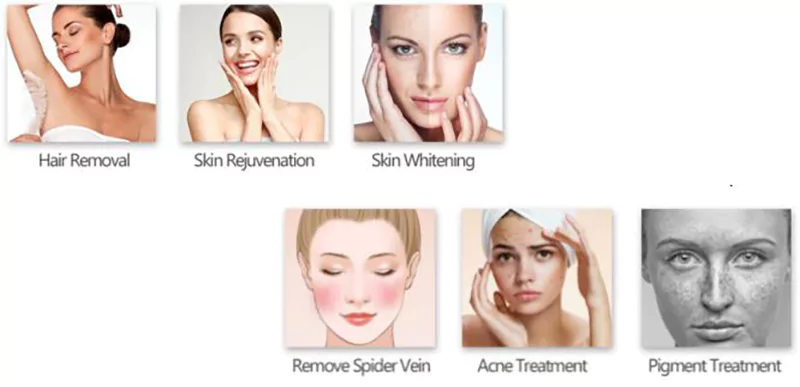 IPL Versatile Equipment for Beauty Salons 2 ipl machine treatment range