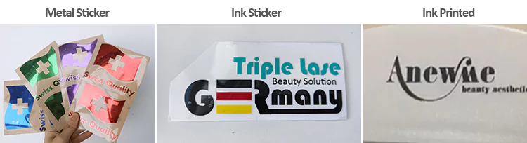 Free OEM ODM Service 2 logo sticker options