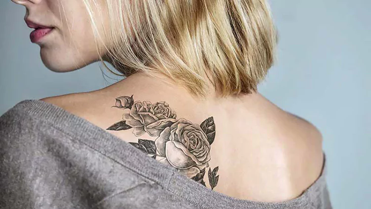 tattoo in lady back